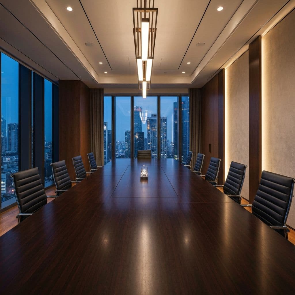Corporate boardroom